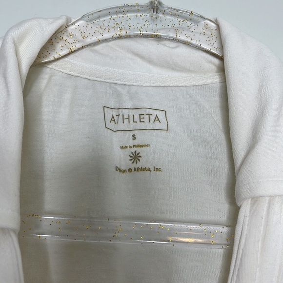 Athleta white collared wrap tank top - Picture 3 of 5